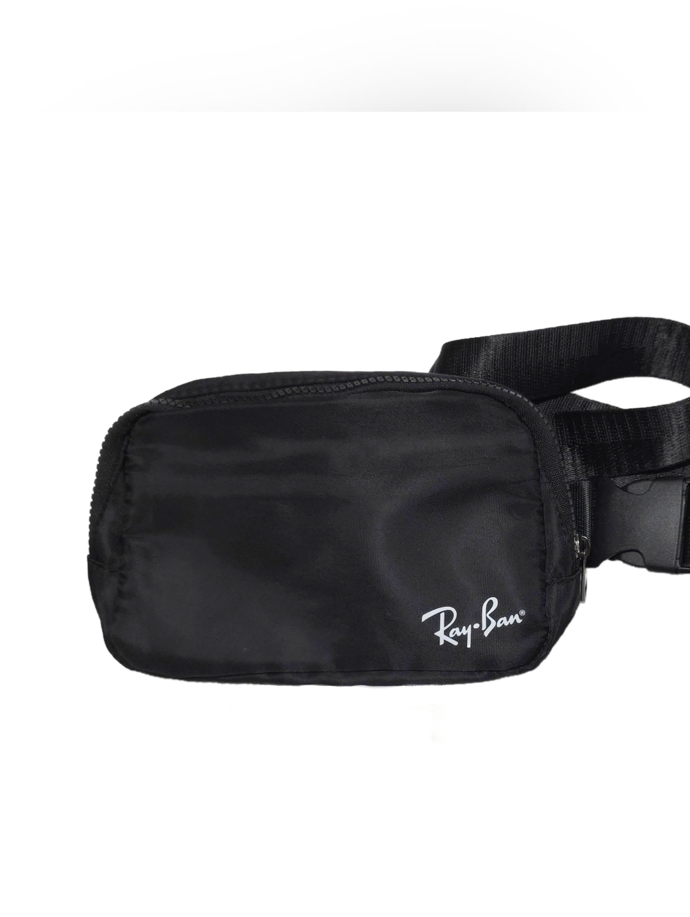 Ray-Ban Black Men's Belt Bag with White Logo